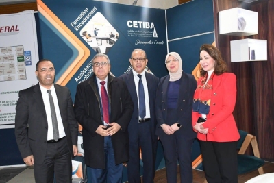 رئيسة ديوان وزارة الصناعة والطاقة والمناجم تشرف على افتتاح معرض تونس للأثاث.ج