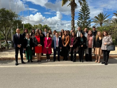 اختتام الورشة التكوينية لفائدة قضاة النيابة العمومية حول :  "الآليات الدولية لحماية حقوق المرأة ورصد مؤشرات العنف المعنوي" .